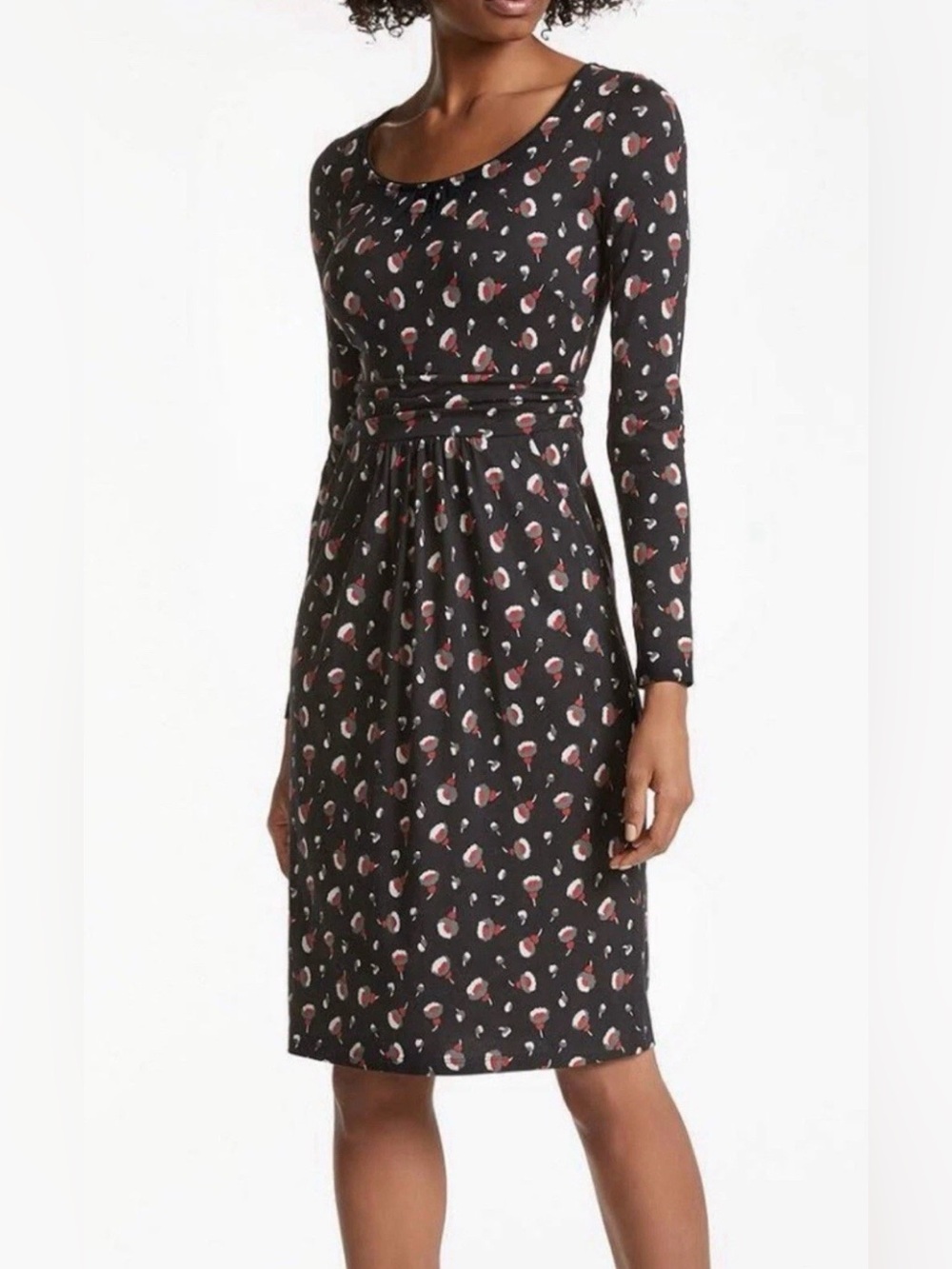 Boden, Mabel, jersey scooped neck dress size 6 long (tall)